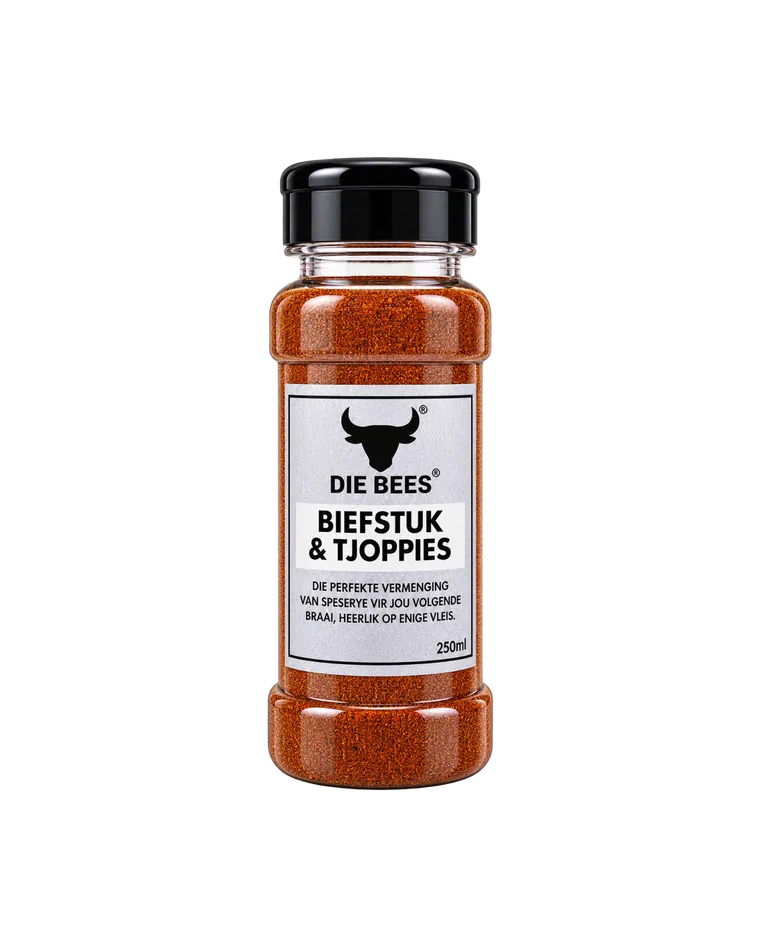 Biefstuk & Tjoppies speserye bottle