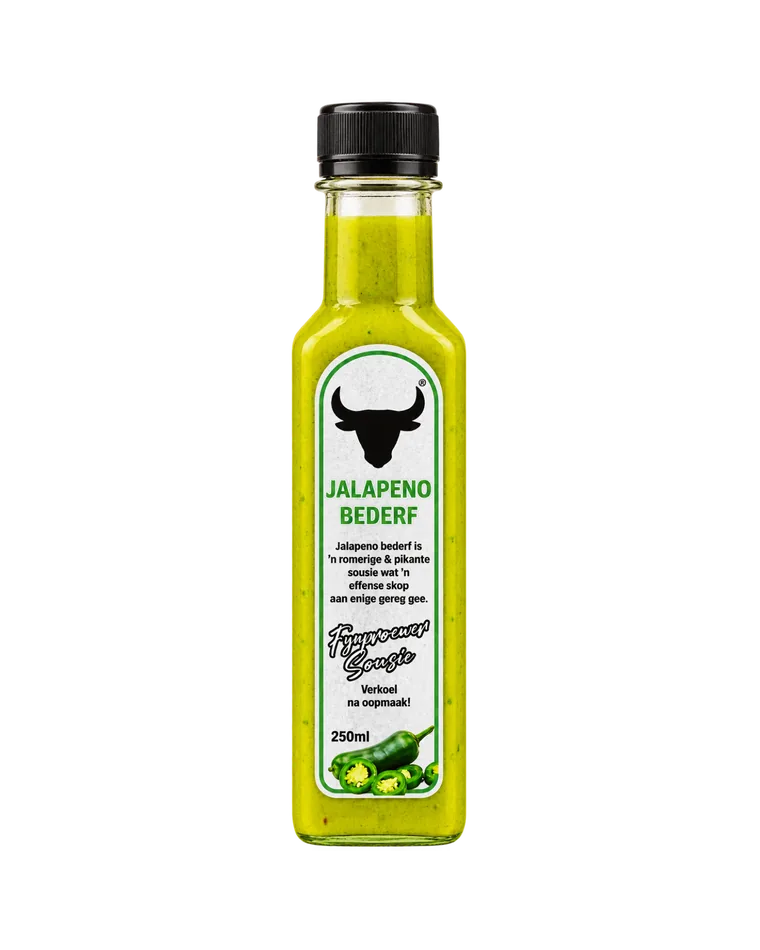Jalapeno Bederf sous bottle